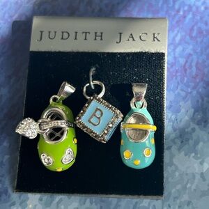 Judith Jack Baby Shoe Charms Set